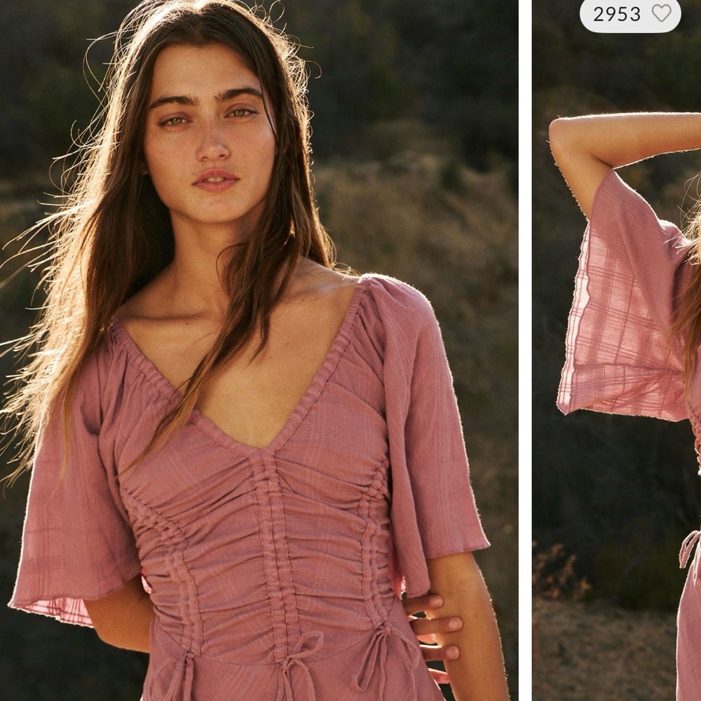 Free People Dried Currant Midi Dress